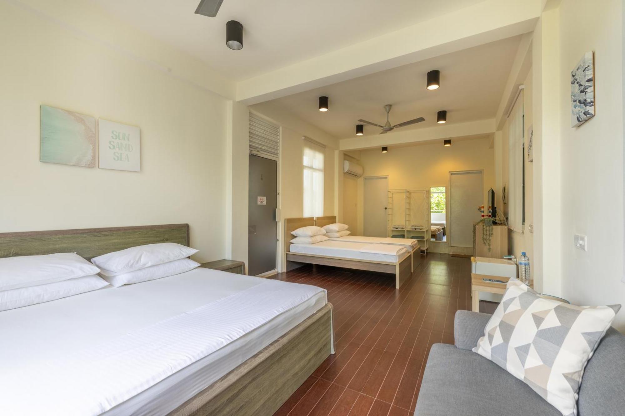 Three Hearts Guesthouse And Villas Isla Isla Fulhadhoo Habitación foto